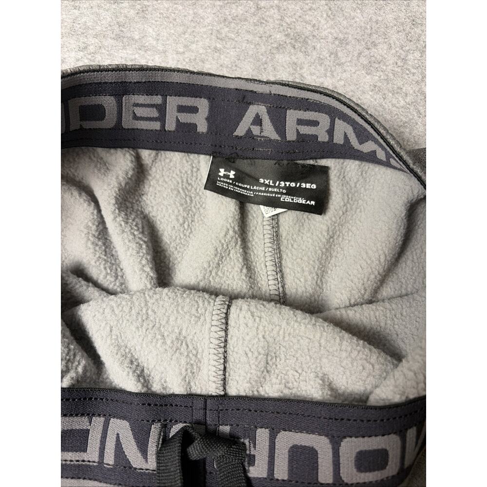 Under Armour Men 3xl Fleece Sweatpants Gray Athletic Pants - Picture 4 of 4